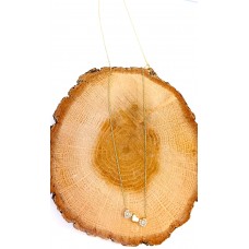 Κολιέ Σε Κίτρινο Χρυσό 14Κ με καρδιές (N231)